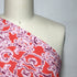 'Ornate Fretwork' Cotton Voile ~ Coral *Remnant 1.95m Was $50.30 Now $40.20